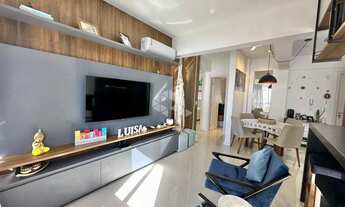 Imagem 7: Apartamento com 2 suítes + lavabo, mobiliado e decorado com vista para o Mar e com box/vag