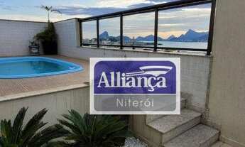 Imagem 3: Excelente cobertura linear com 192m², 3 quartos, 1 suíte e 2 vagas em prédio novo no Cent