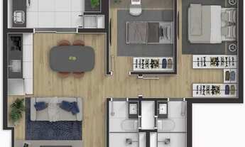 Imagem 4: APARTAMENTO com 2 dormitórios à venda por R$ 542.900,00 no bairro Portão - CURITIBA / PR