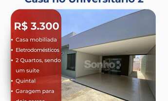 Imagem: Casa mobiliada para alugar no Bairro Universitário