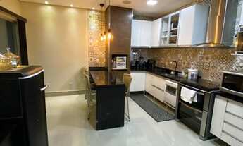 Imagem 2: Casa de condomínio sobrado para venda com 4 quartos e gourmet no Solar das Torres, Santa C