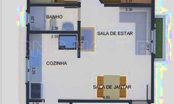Imagem 4: Apartamento para Venda em Cotia, Outeiro de Passárgada, 2 dormitórios, 1 banheiro, 1 vaga