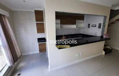 Imagem 2: Cobertura com 3 dormitórios para alugar, 120 m² por R$ 4.982,00/mês - Nova Gerti - São Cae