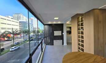 Imagem 7: Amplo apartamento com vista para praça luis bassani e mar, com sacada de frente com churra