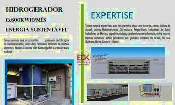 Imagem: Hidrogerador - Produção de Energia Sustentável