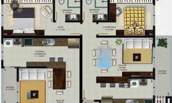 Imagem 4: Apartamento à venda, 79 m² por R$ 329.000,00 - Pagani II - Palhoça/SC