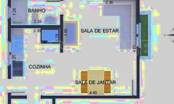 Imagem 2: Apartamento para Venda em Cotia, Outeiro de Passárgada, 2 dormitórios, 1 banheiro, 1 vaga