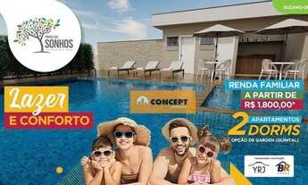 Imagem 2: LANÇAMENTO - Apartamento com 2 dormitórios à venda, 40 m² por R$ 224.900 - Jardim Casa Bra