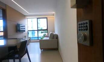 Imagem 2: Lindo Apto 1 suíte, Mobiliado Novo, Super charmoso e diferenciado, a 100m do Caribessa