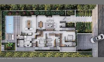 Imagem 3: Casa nova com 3 suítes sendo 1 master - Condomínio Villa Jardim - Região do Santa Rosa - G