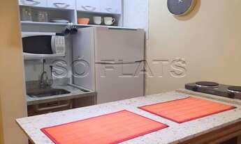 Imagem 4: Ótimo flat lindo e aconchegante em Moema disponível para locação com 1 dorm e 1 vaga de ga