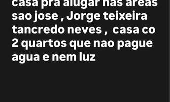 Imagem: Preciso aluga uma casa no sao jose com 2
