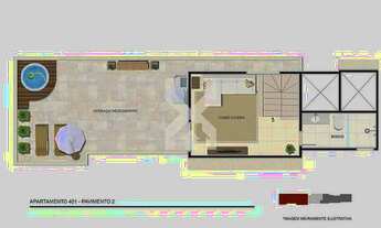 Imagem 7: Área privativa à venda, 1 quarto, 1 vaga, Sagrada Família - Belo Horizonte/MG