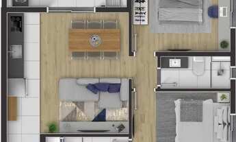 Imagem 3: APARTAMENTO com 2 dormitórios à venda por R$ 542.900,00 no bairro Portão - CURITIBA / PR
