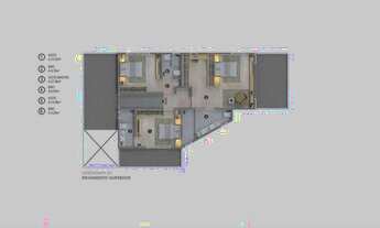 Imagem 5: Casa para venda tem 210 metros quadrados com 4 suítes em condomínio fechado