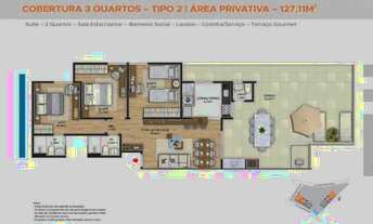 Imagem 6: Cobertura linear no Residencial Torres da Vila (Três Rios - RJ