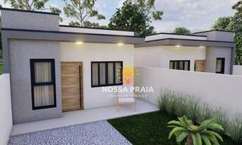 Imagem: Casa nova a 850 metros da praia com 2 quartos