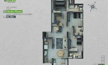 Imagem: Ágio B. Great Nova Suíça 3 quartos