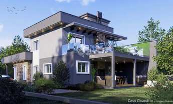 Imagem: Casa alto padrão em construção