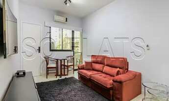 Imagem 4: Apartamento mobiliado em Alphaville com varanda e vaga, Flat Le Bougainville