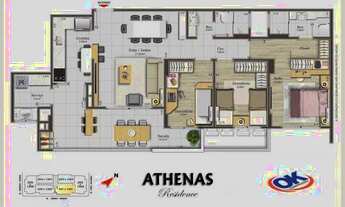 Imagem 6: Athenas Residence | Apartamento De 3 Dormitórios