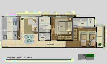 Imagem 2: Apartamento à venda, 3 quartos, 3 suítes, 2 vagas, Floresta - Belo Horizonte/MG