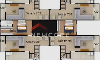 Imagem 7: Apartamento em Rua Marselha - Santa Cruz Industrial - Contagem/MG