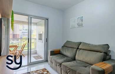 Imagem 9: Apartamento 1 dormitório no Trend, semimobiliado, sacada com churrasqueira