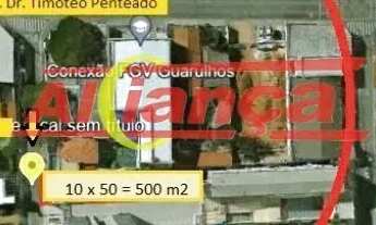 Imagem: Terreno 500 m2- (10x50) na Vila Progresso