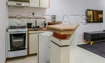 Imagem 7: Apartamento mobiliado em Alphaville com varanda e vaga, Flat Le Bougainville