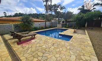 Imagem 2: Linda chácara com escritura em condomínio, 5 dormitórios, piscina, pergolado, à venda, 100