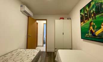 Imagem 4: Apt. novo e decorado 2 quartos 1 suíte todo mobiliado 17° andar super ventilado no Edf Mar