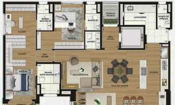 Imagem 2: Apartamento no Itaim Bibi - 147 m² - Novo com piscina - Revenda andar alto