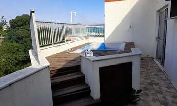 Imagem 4: Cobertura com 3 quartos, sendo 1 suíte, cozinha, área de serviço & dependência complet