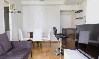 Imagem 2: Apartamento com 1 dormitório para alugar, 55 m² por R$ 7.070,00/mês - Cerqueira César - Sã