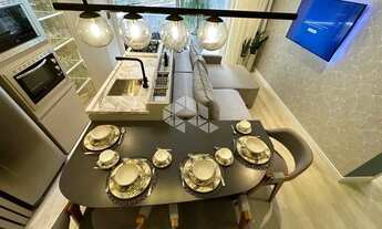 Imagem 2: Apto 1D mobiliado e decorado