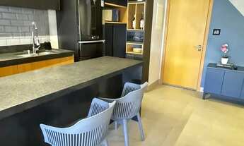 Imagem 7: Aluguel - Apartamento de alto padrão com 1 suíte mobiliado com 78m2