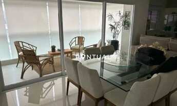 Imagem 5: Apartamento locação 150m² centro Marília, 3 suítes, mobiliado, varanda churrasqueira, sala