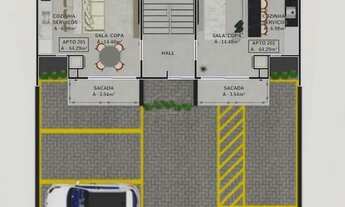 Imagem 4: EXCELENTE APARTAMENTO 1 SUÍTE + 1 DORMITÓRIO MEIA PRAIA NAVEGANTES SC