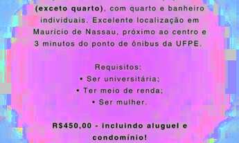 Imagem: Apartamento mobiliado para dividir