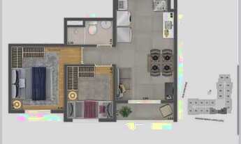 Imagem 6: Apartamento para venda com 28 metros quadrados com 1 quarto em Santo Amaro - São Paulo - S