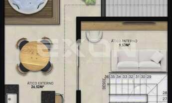 Imagem 7: Sobrado em condomínio com 147 m² privativos em Santa Felicidade
