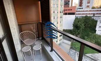 Imagem 2: ZN BARRA - Studio com Varanda , 22m², nascente, MOBILIADO, armários, decorado, bem equipad