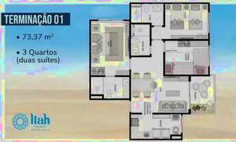 Imagem 7: Imóvel para venda com 56 metros quadrados com 2 quartos em Muro Alto - Ipojuca - PE