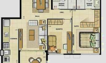 Imagem 2: Apartamento à venda, Cond. Maayan com 70 metros quadrados com 2 quartos na Barra Olímpica