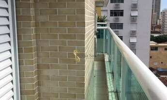 Imagem 4: Apartamento com 1 dormitório para alugar, 51 m² por R$ 3.300/mês - Gonzaga - Santos/SP