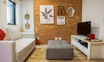 Imagem: Flat com 1 dormitório, 44 m² - venda por