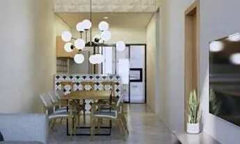 Imagem 4: CASA NOVA 3 SUÍTES PLENAS ALTO PADRÃO VARANDA GOURMET PORCELANATO ILUMINAÇÃO LED PISCINA A