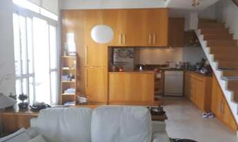 Imagem 2: Apto Loft com 84m² 1 Suíte Sala Cozinha Americana 2 Vagas Depósito Quadra Tênis Parque Bur