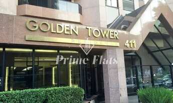 Imagem 3: Flat disponível para locação no Golden Tower Residence com 1 dormitório, 1 vaga e 40m²